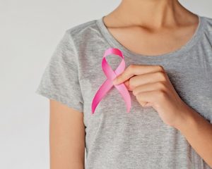 Nastro rosa simbolo del tumore al seno