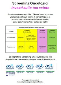 Locandina screening