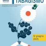 Locandina dell'evento con sigaretta spezzata